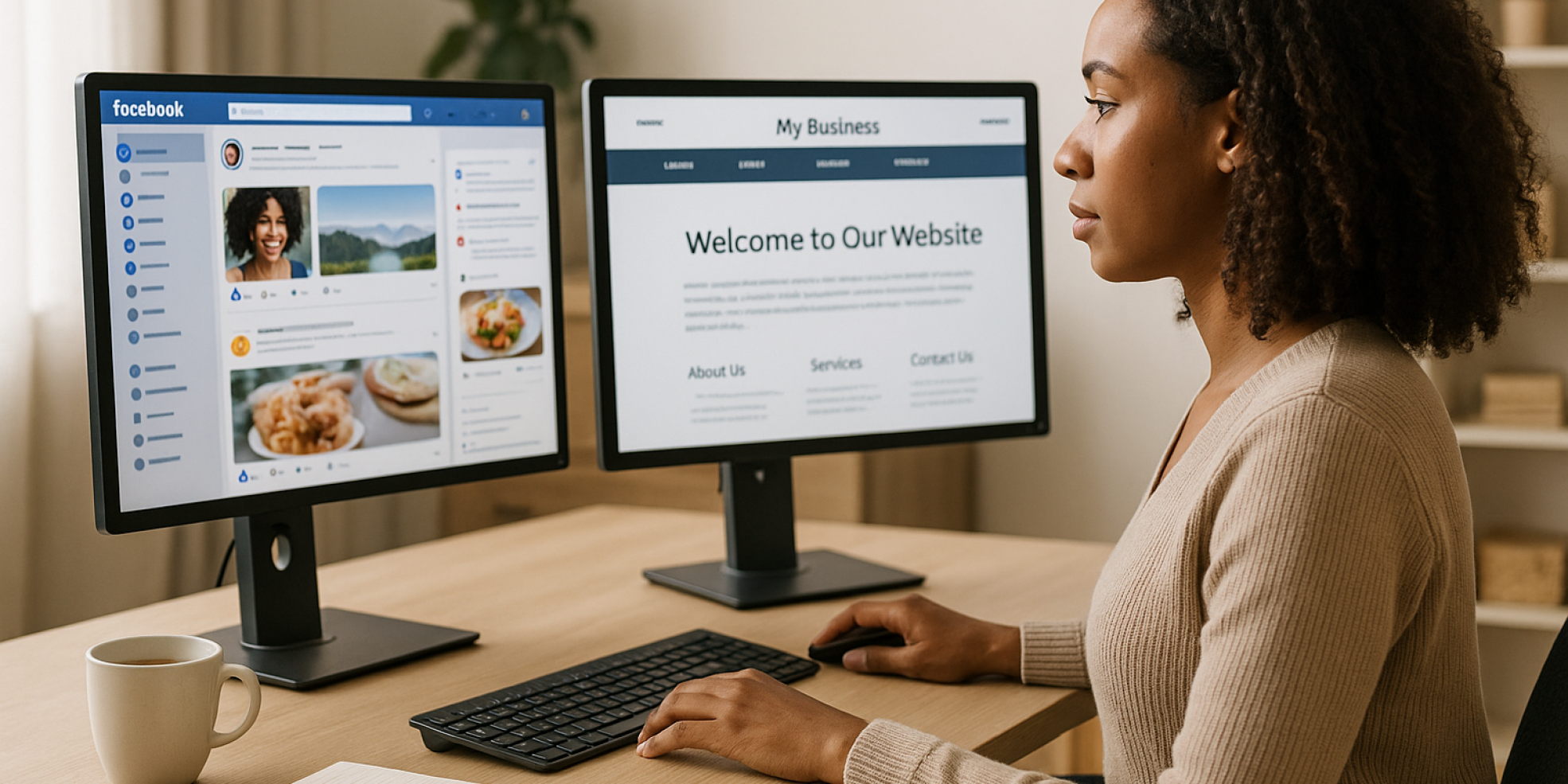 Site vs Social Media