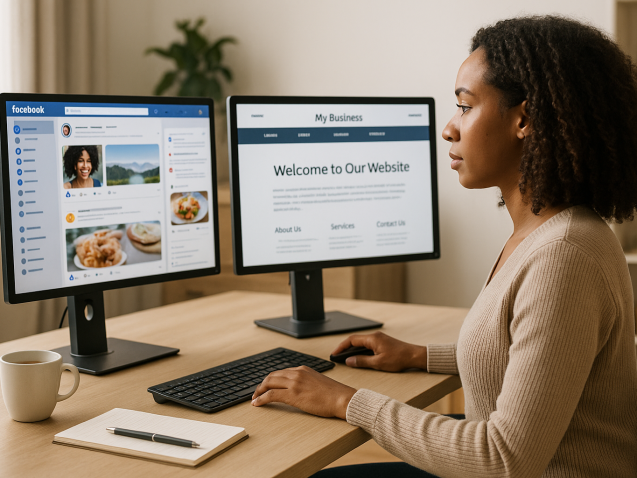 Site vs Social Media