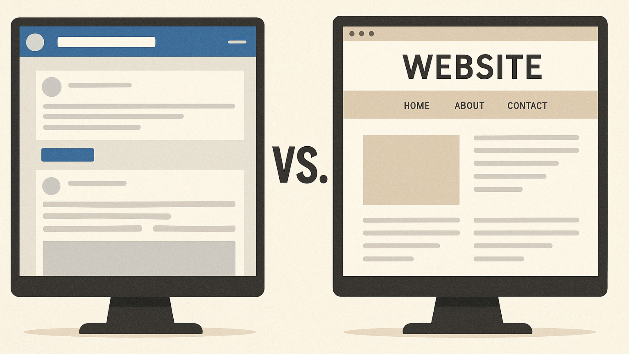 Social Media vs Website
